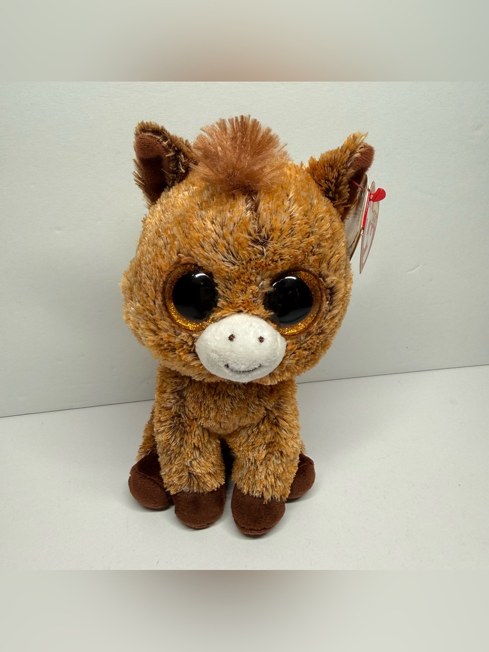 Ty Beanie Boos Harriet the Horse 6” Brown Stuffed Animal Toy New w Tags 2017